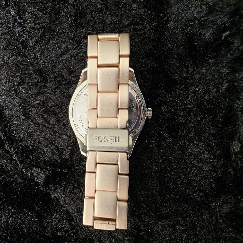 Fossil ES3037 Stella Chronograph Stella Blush Stainless Steel Bracelet Watch 37m - Picture 11 of 12